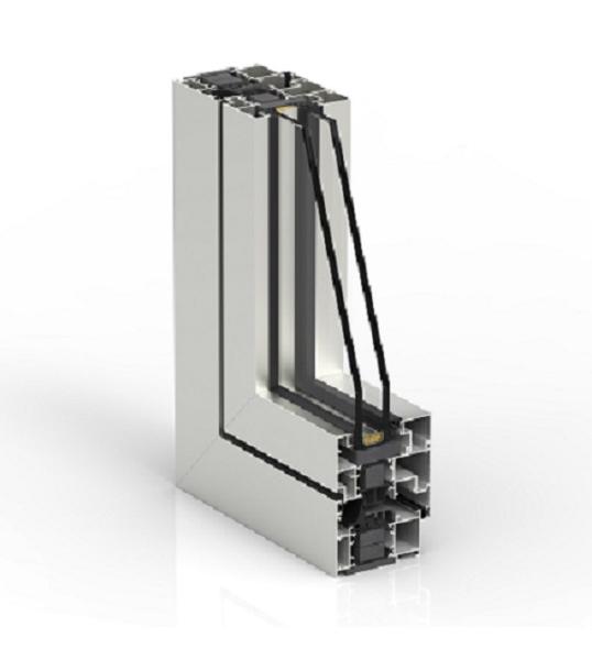 Half Circle 130cm 1.7mm Aluminium Frame Casement Window