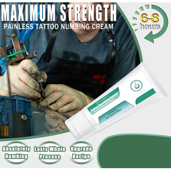 Топический анестетический обезболивающий крем для постоянного макияжа