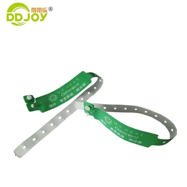 Promotion Activity Custom PVC Vinyl Wristbands Monochrome Printing for Events Party