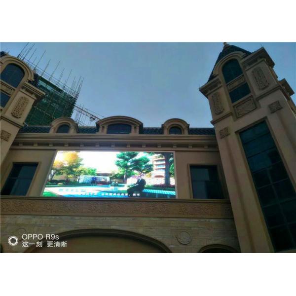 Écran visuel extérieur 1R1G1B P8/P10 de la publicité de la preuve électronique LED de l'eau