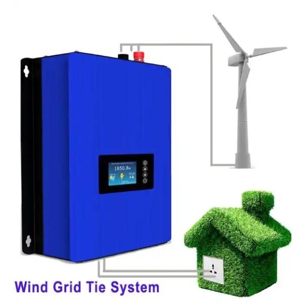 2Kw Wind And Solar Hybrid Charge Controller Inverter Wind Turbuin Inverter Without Battery