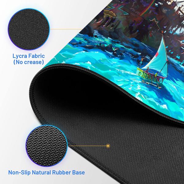 Printed Rubber Mousepad Blank for Transfer Heat Press Neoprene Mouse Pad 600*400*3mm