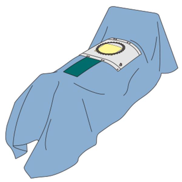 ETO Sterile Dark Blue Disposable Medical Drapes For C Section