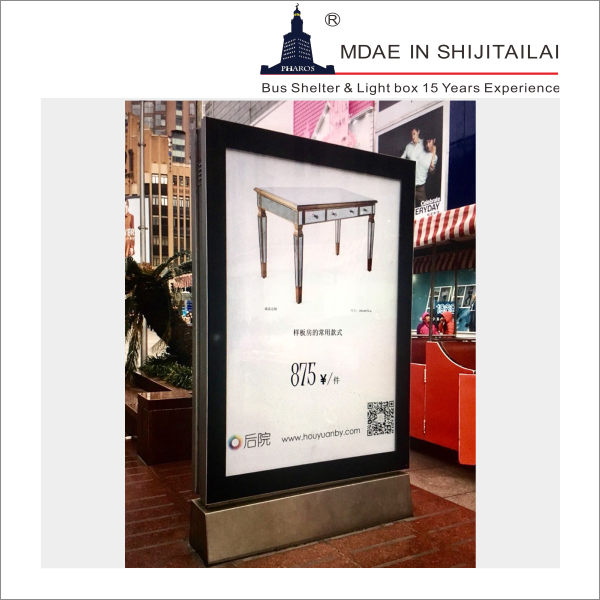 Double Sided CMYK 1440dpi Aluminium Frame Led Light Box