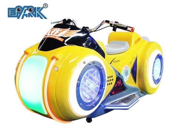 Dazzle Light Motorcycle Amusement Park Kiddie Ride Fiber glass Electric Car