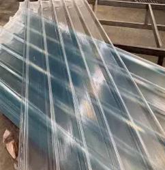 Tejas de lámina de iluminación natural FRP antienvejecimiento, resistentes a la intemperie y con alta transmitancia de luz