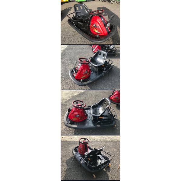 Funfair Kids Go Kart Mini Amusement Park Rides Hardware And Plastic Material