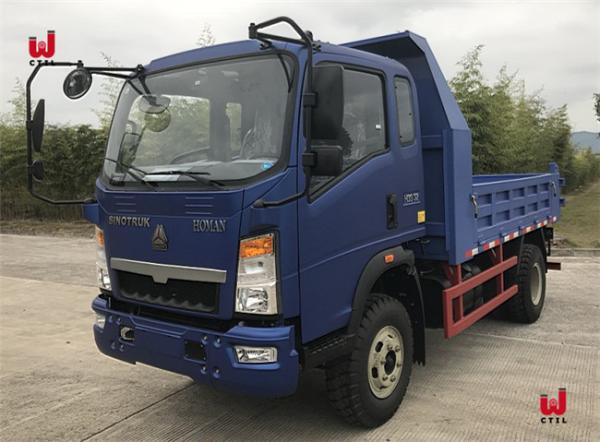 Small Tip Truck HOWO 2 Ton 5 Ton Light Duty Dump Tipper Truck