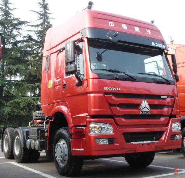 Sinotruk howo 6x4 prime mover LHD or RHD 10 wheels tractor / prime mover truck 371hp