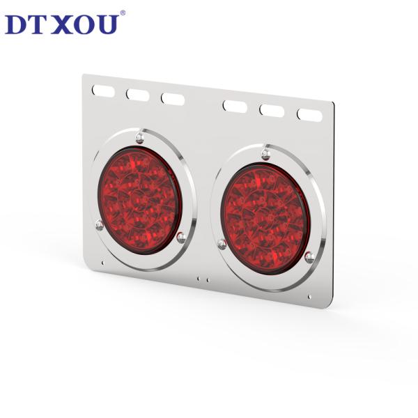 4-inch LED Trailer Tail Light with Waterproof IP67 Rating and Stainless Steel Bracket