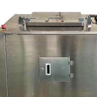 O desperdício de alimento interno à máquina do adubo orgânico recicla o adubo do metal