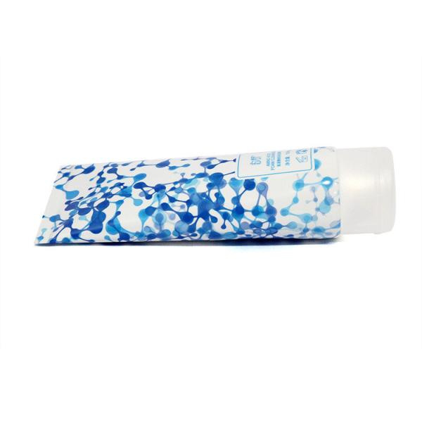 Mão de empacotamento cosmética do tubo da espuma da barbeação da lavagem da cara do PE/centímetro cúbico do creme