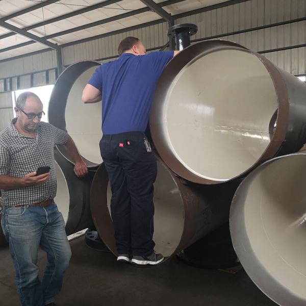 FBE Coated EN10025 Anti Corrosion Steel Pipe For Bridge Pile Construction