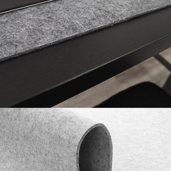 Private Mold Yes Custom Logo Non-slip Felt Desk Mat for Large Extended Office Desk