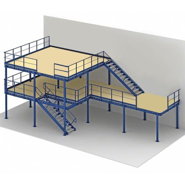 Q235B Pallet Rack Mezzanine Racking System ISO9001 Galvanized