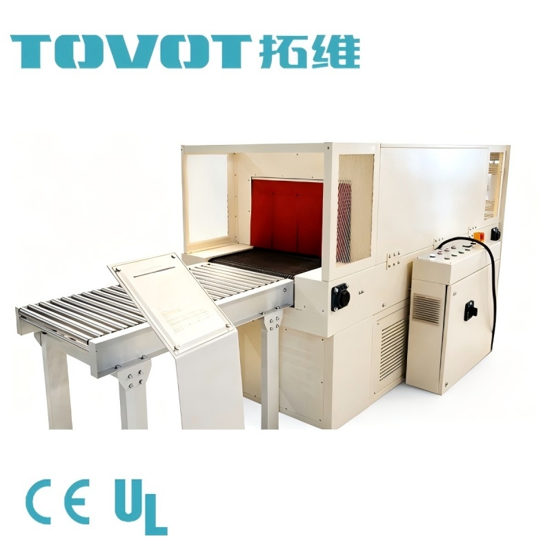 Automatic Heat Shrink Film Packaging Machine For SPC Flooring Production / Export Packaging