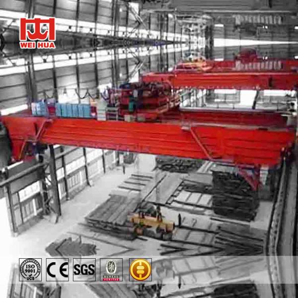 32 Ton QD Double Girder Hooks Overhead Lifting Crane For Warehouse Stockyard