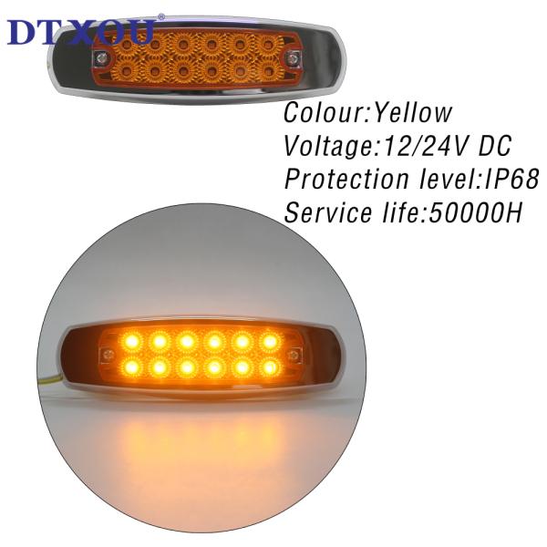 Hot Sale Truck Trailer Reverse Spare Bar Parts Bumper Car Side Lamp Light Truck Led Car Light