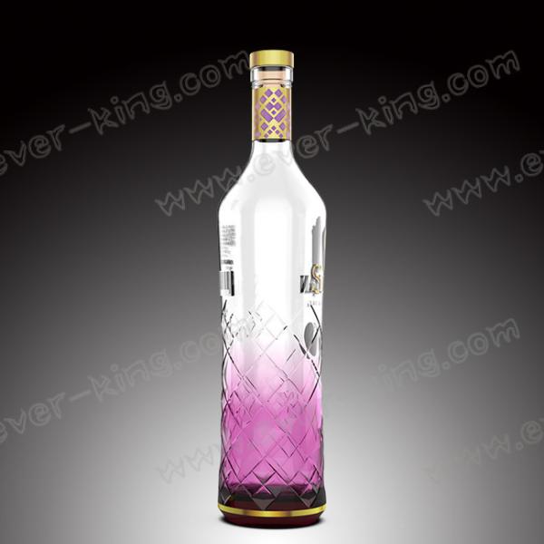 Cap Sealing Metal Label 700mL Glass Spirit Bottles