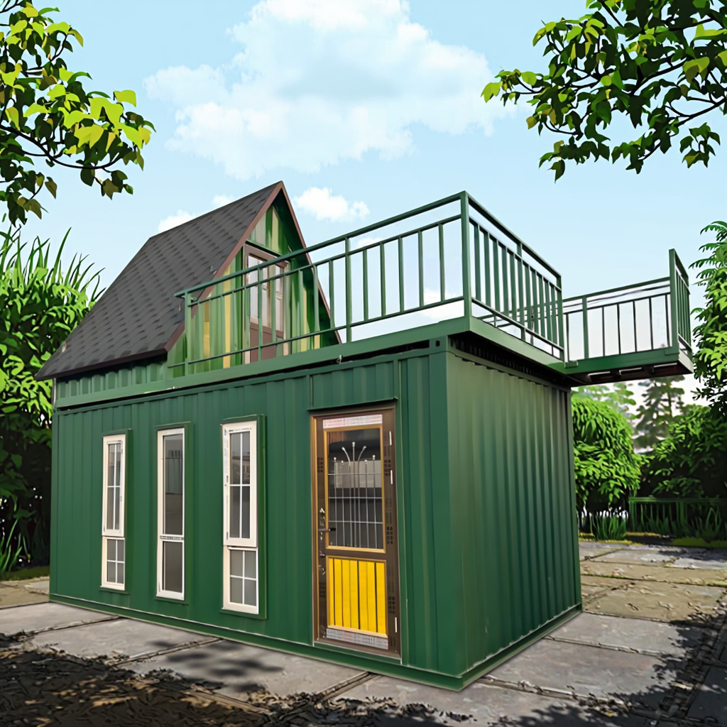 20ft Detachable Container House with Steel and Sandwich Panel Material for Office Modular Tiny House