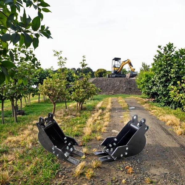 Godets de micro-pelle hydraulique pour la rénovation et la construction