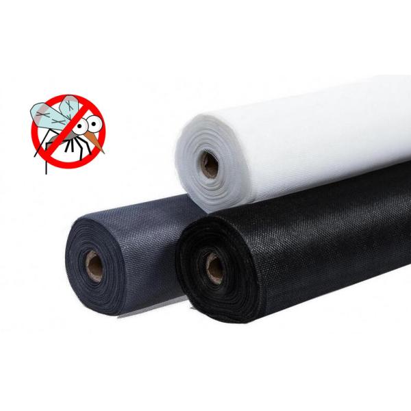 Черная сетка экрана насекомого стеклоткани ячеистой сети стеклоткани серого цвета 110г 100г