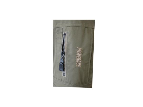280G Twill 2/1 Motorcycle Winter Jacket 60% Polyester 40% Cotton With Liner Lamb Fur
