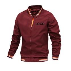 Custom New Design Classic Winter Flight Man Bomber Jacket Woven Printed Coated Smart Casual Printed Jackets for Summer 3-7 Days