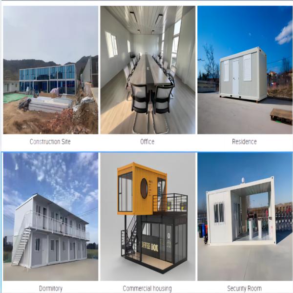 Стальная конструкция Эко открытый кофейня дизайн Хранилище Преfabрикованный контейнерный дом