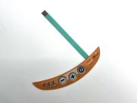 Lumière LED à commutateur à membrane de silicone de type en relief pour contrôleur d'essai