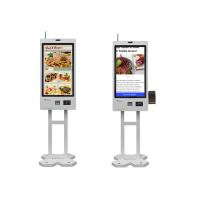 Kiosque de paiement en libre-service à écran tactile avec lecteur QR/NFC