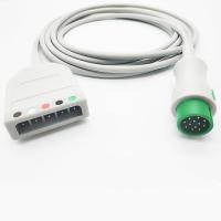 Série de Biolight Q cabo do tronco de 12 do Pin ECG cabos e de Leadwires