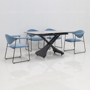 mesas de jantar retangulares modernas de 120x80x75cm que estendem com 4 cadeiras