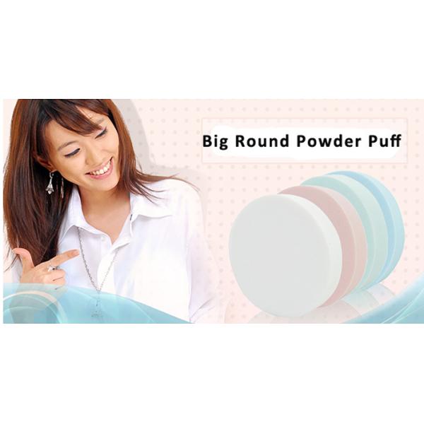 Colorful Portable Pressed Powder Puff Makeup Tool / Makeup Puff Sponge