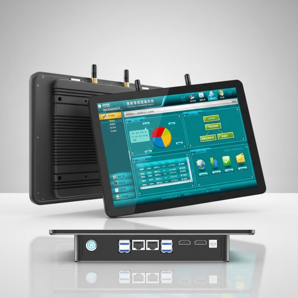 Industrial Fanless Panel PC 10-Point Touch Screen Aluminum Enclosure Windows/Android OS Wall Mount 1280x800/1920x1080 Stock
