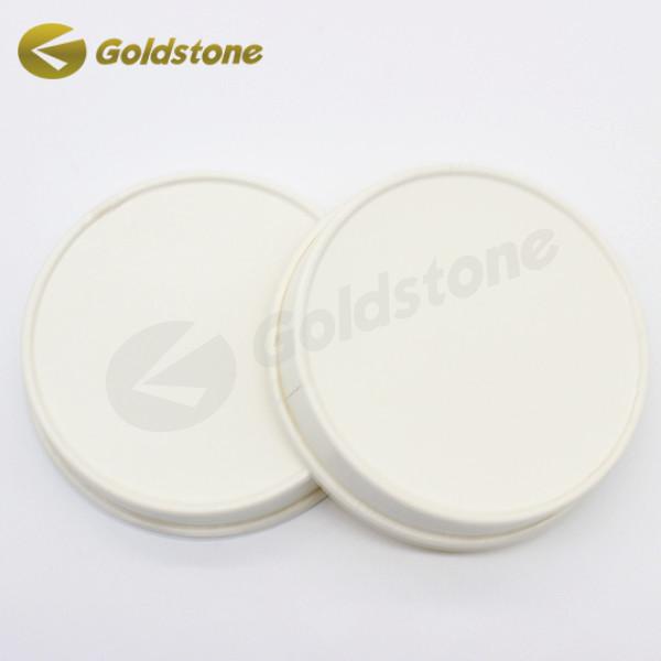 Biodegradable Paper Cup Cap Glossy Lamination Plain Coffee Cup Lid Paper Cup Cover
