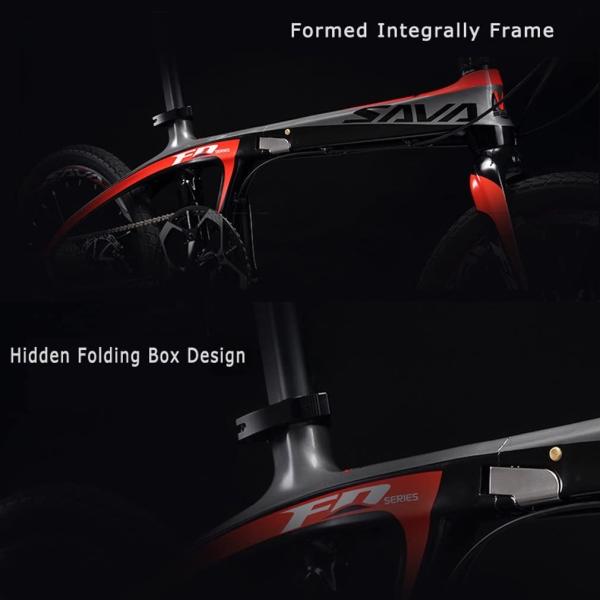 SAVA Z2 Foldable Carbon Fiber Bike 16 inch wheel 9 speed 145cm-175cm Height