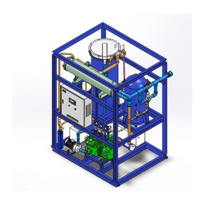 8300kg 111.4kw Tube Ice Machine  Large Capacity 380V/3P/50Hz