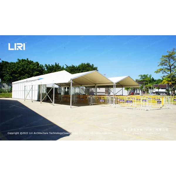 China Big 6061 Aluminum Outdoor Event exhibition Tents With Glass And ABS Walls