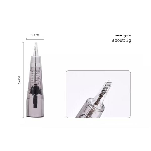 Agulhas plásticas de aço inoxidável do cartucho da tatuagem de 0.25mm 3RS 5RS 7RS