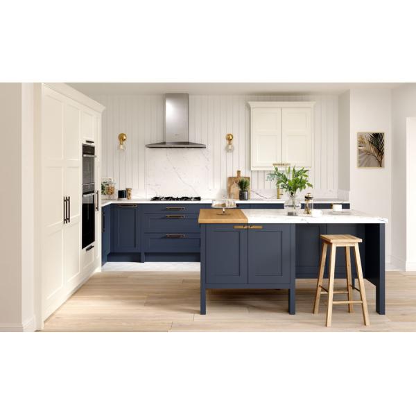3m Long Small Plywood Kitchen Cabinets Modern With Breakfast Counter