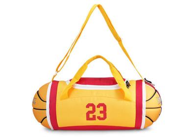 Sacos de Duffle personalizados dos esportes, saco dos esportes do basquetebol do fechamento do zíper