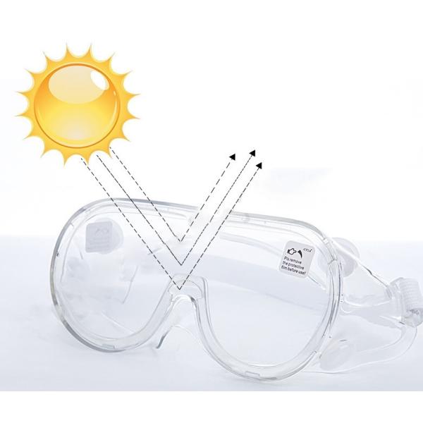 OEM Ventilation Medical Protective Supplies Goggles PPE Anti Fog Elastic Strap