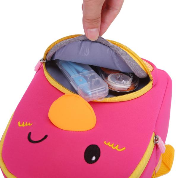 3D CuteWaterproof Children School Backpack Bird School Bags For Kids Boys