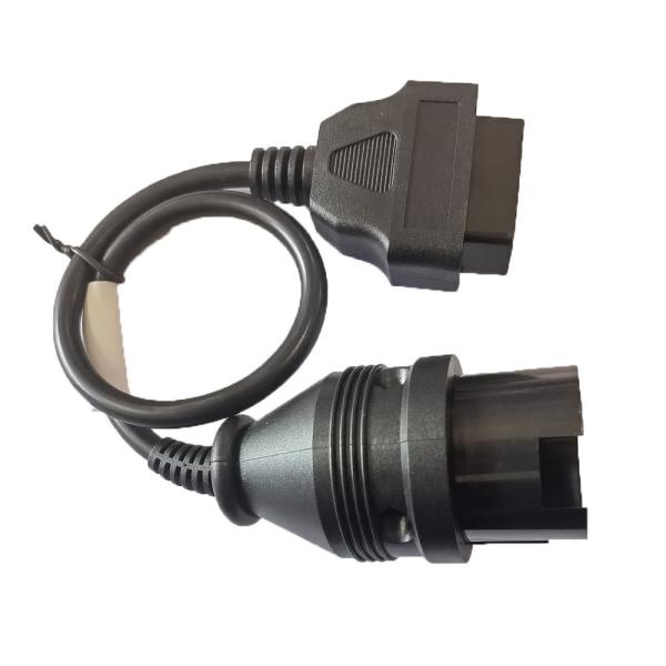 Brass ABS PVC Truck Diagnostic Cables Multipurpose Black Color