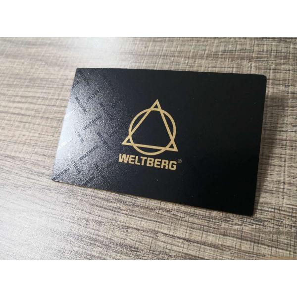 cartão do metal RFID do ouro de 0.2mm para o cacifo do Gym da entrada da porta