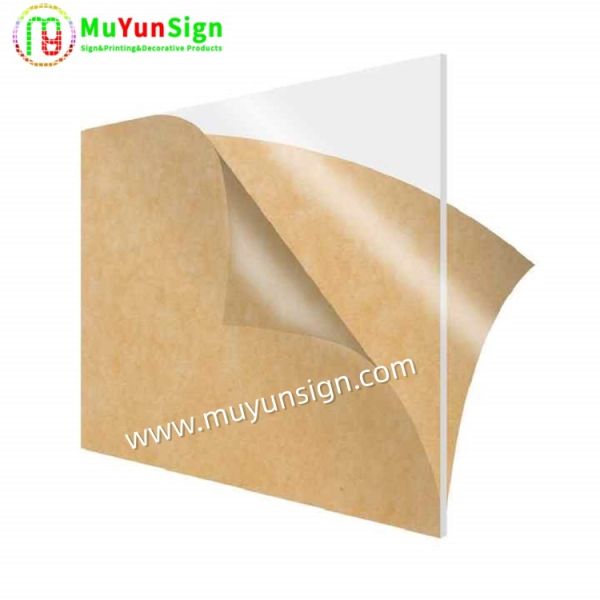 Sign Transparent Acrylic Sheet UV Resistant Craft Paper Cover