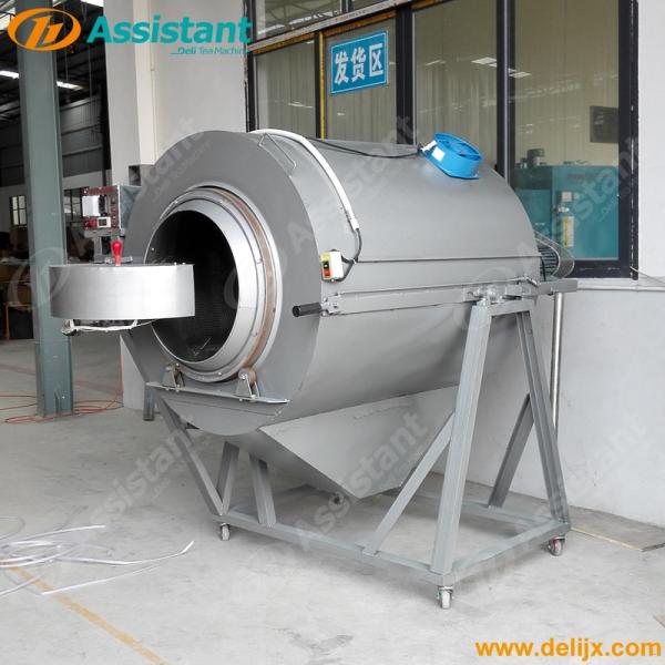 380V / 50Hz Oolong Tea Processing Heating Deblocking Machine With Sieve DL-6CSST-100R 36 rpm
