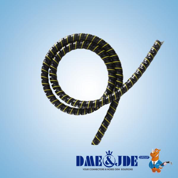 Long Life Plastic Spiral Wrap Hydraulic Hose Abrasion Sleeve Corrosion Protection