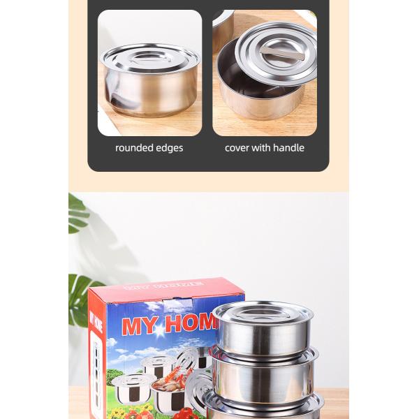 Hot Sale Restaurant Soup Pot Stainless Steel Cookware Pots Ollas Cooking Ware Set Cooking Pot With Lid